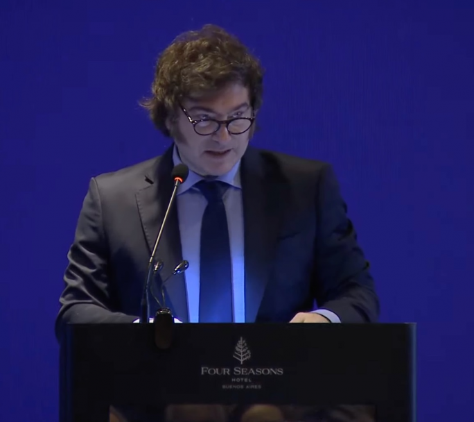 Javier Milei insistió esta mañana con el veto a la Ley de Financiamiento Universitario