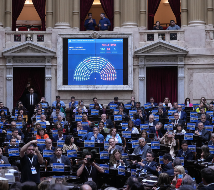Con ayuda el Gobierno logró el veto a la Ley Universitaria
