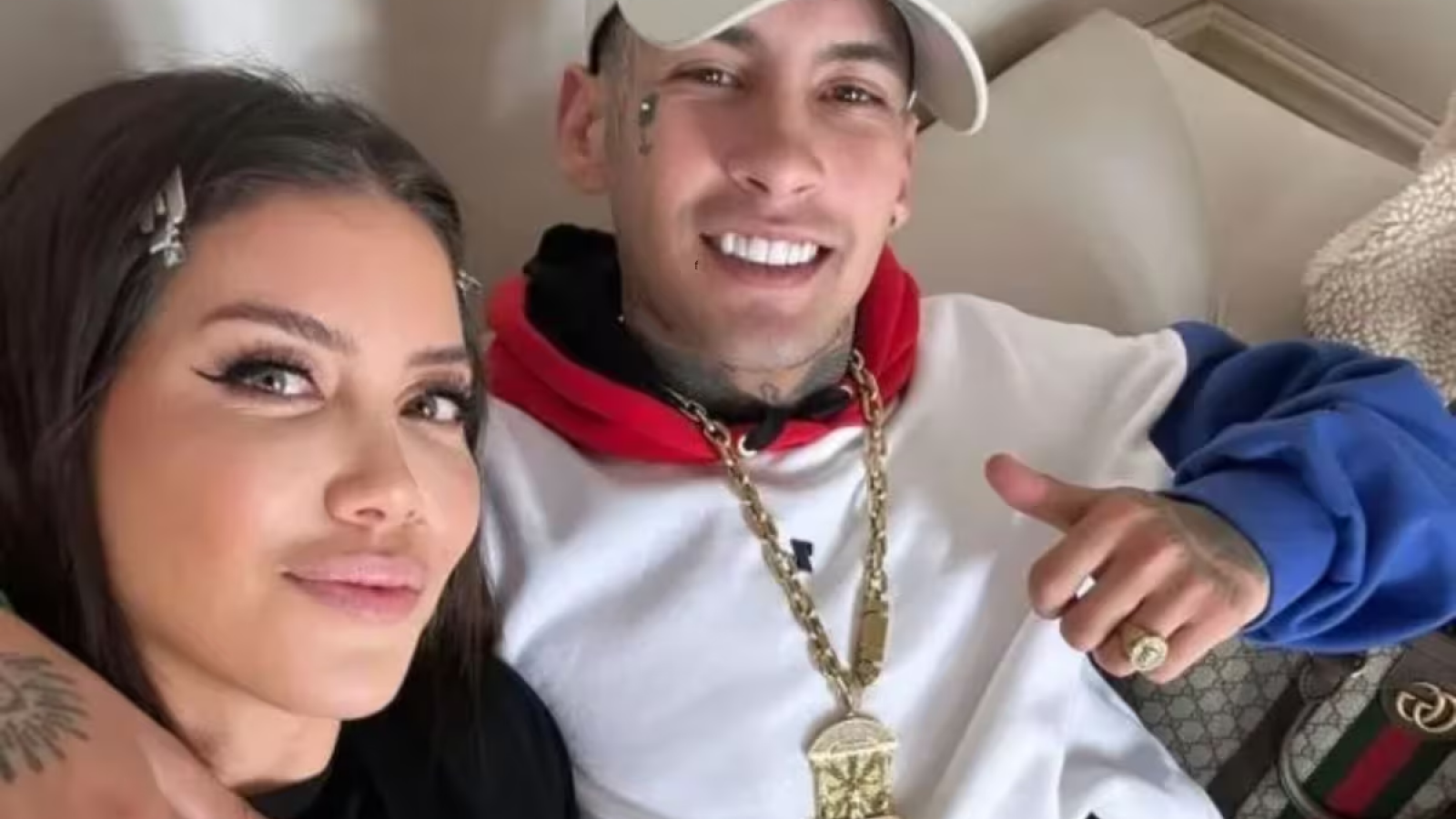 Wanda Nara y L - Gante ya están en Río de Janeiro de vacaciones