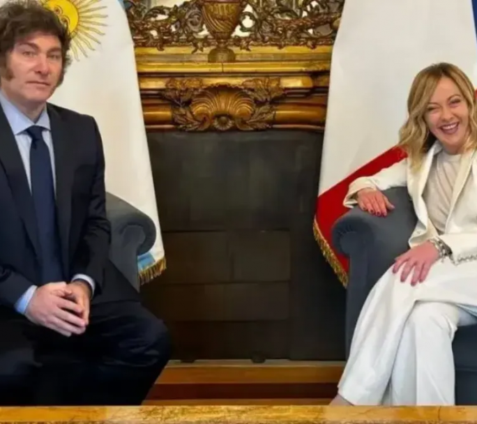 La Cancillería Italiana confirmo el encuentro Meloni, Milei en Buenos Aires