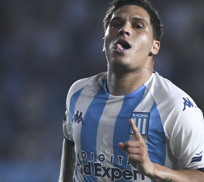 En el festejo de Racing por la Sudamericana, Quintero record a Gago