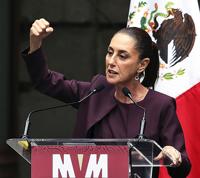 Sheinbaum exige a EE.UU. frenar el ingreso de armas a México
