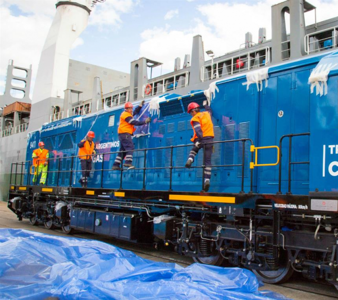 Argentina hará una primera compra de tres locomotoras a una empresa China