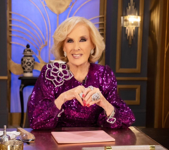 Pausa en la agenda de Mirtha Legrand, debido a un problema dental