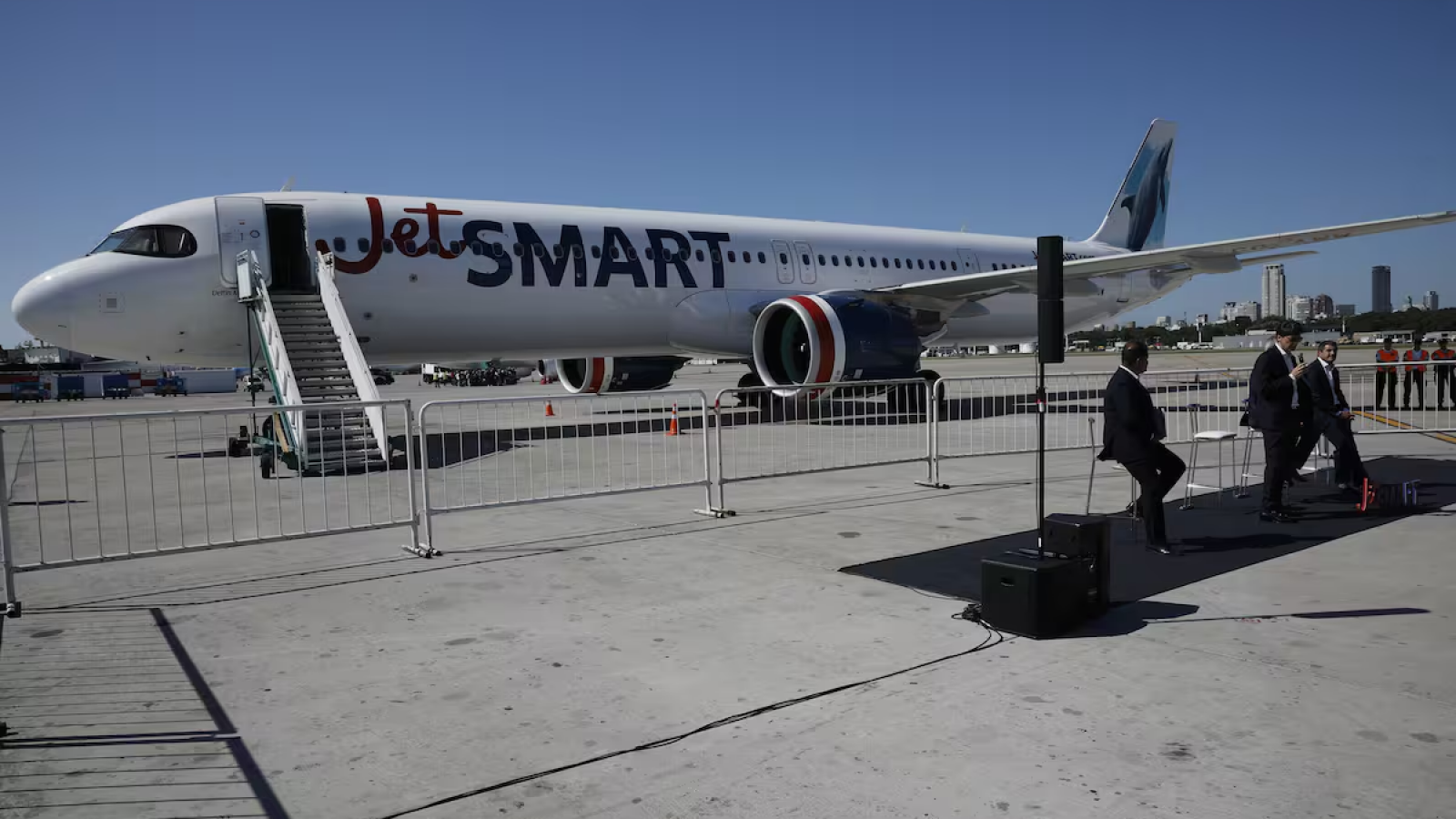 En Aeroparque Jet Smart presentó tres aviones de ultima tecnología, Airbus 321