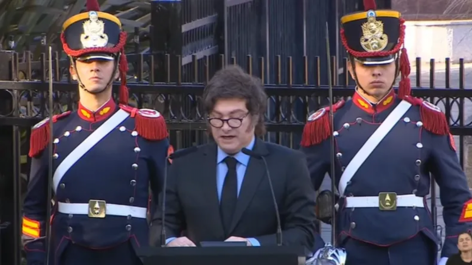 Nube de palabras del discurso de Javier Milei: "Malvinas" fue lo más mencionado, pero no faltó la "casta"