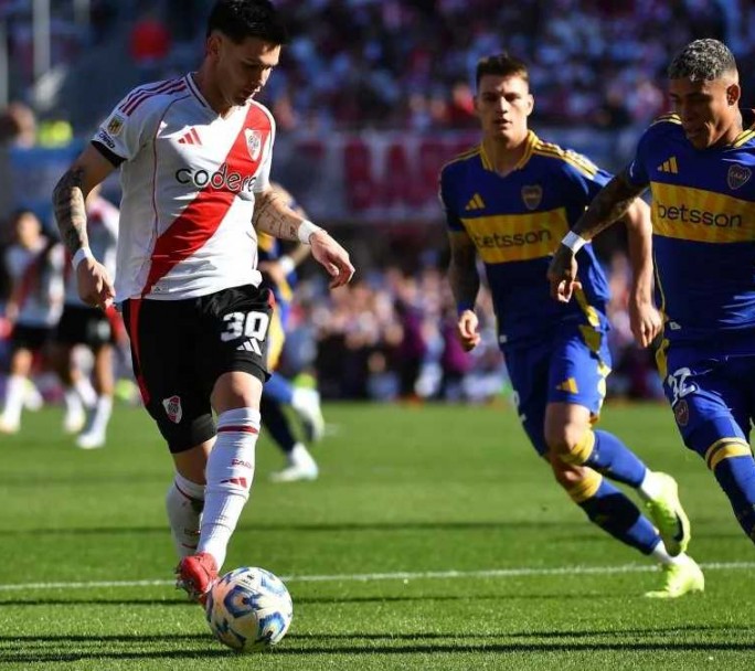 River le ganó a Boca 2-1 en el Monumental con un golazo de Mastantuono