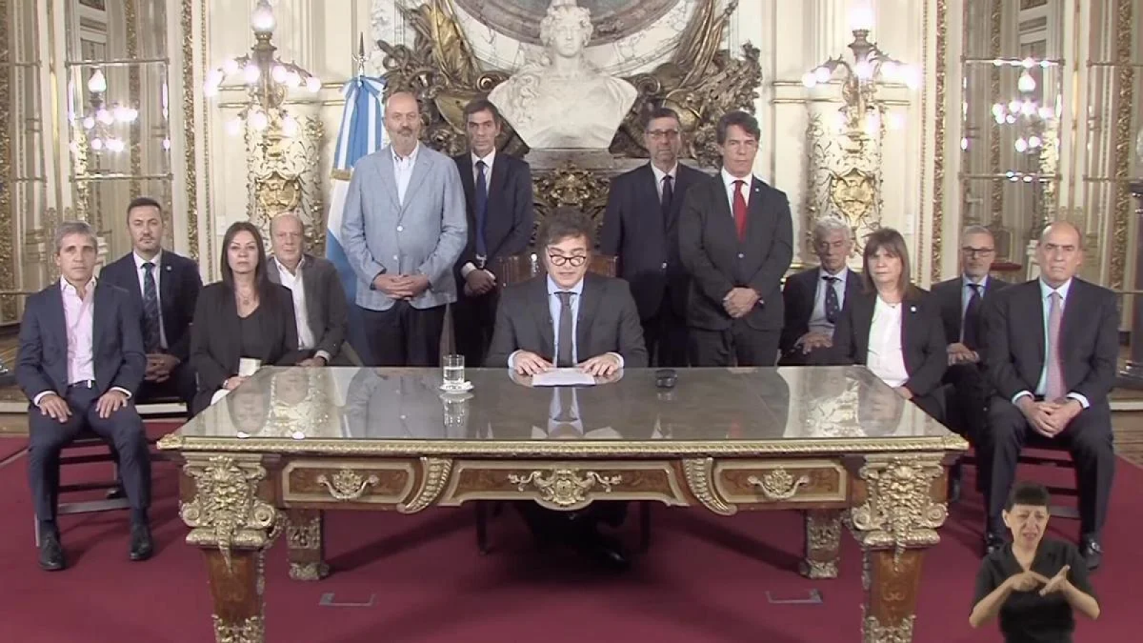 Se reúne el Gabinete de Milei antes del tratamiento de Ficha Limpia