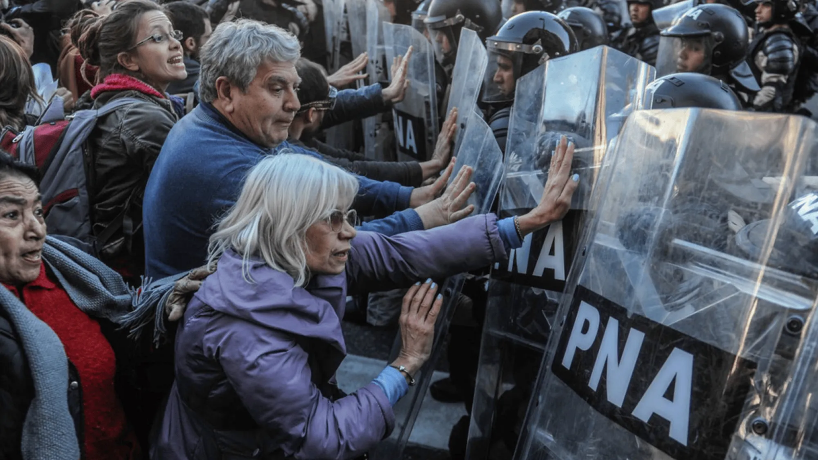 Miércoles de protesta, nueva marcha de jubilados hacia el Congreso Nacional