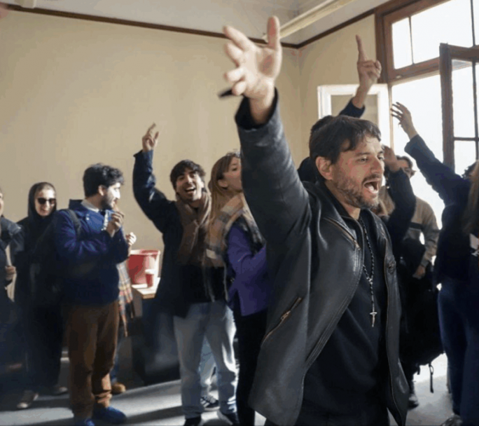 Después que fue liberado, Juan Grabois anunció su candidatura a la presidencia