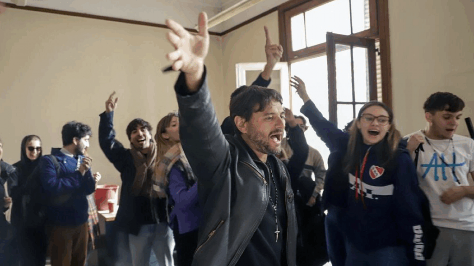 Después que fue liberado, Juan Grabois anunció su candidatura a la presidencia