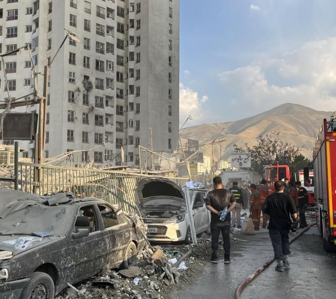 Israel ataco Teherán y se espera una fuerte represalia desde el Gobierno Iraní