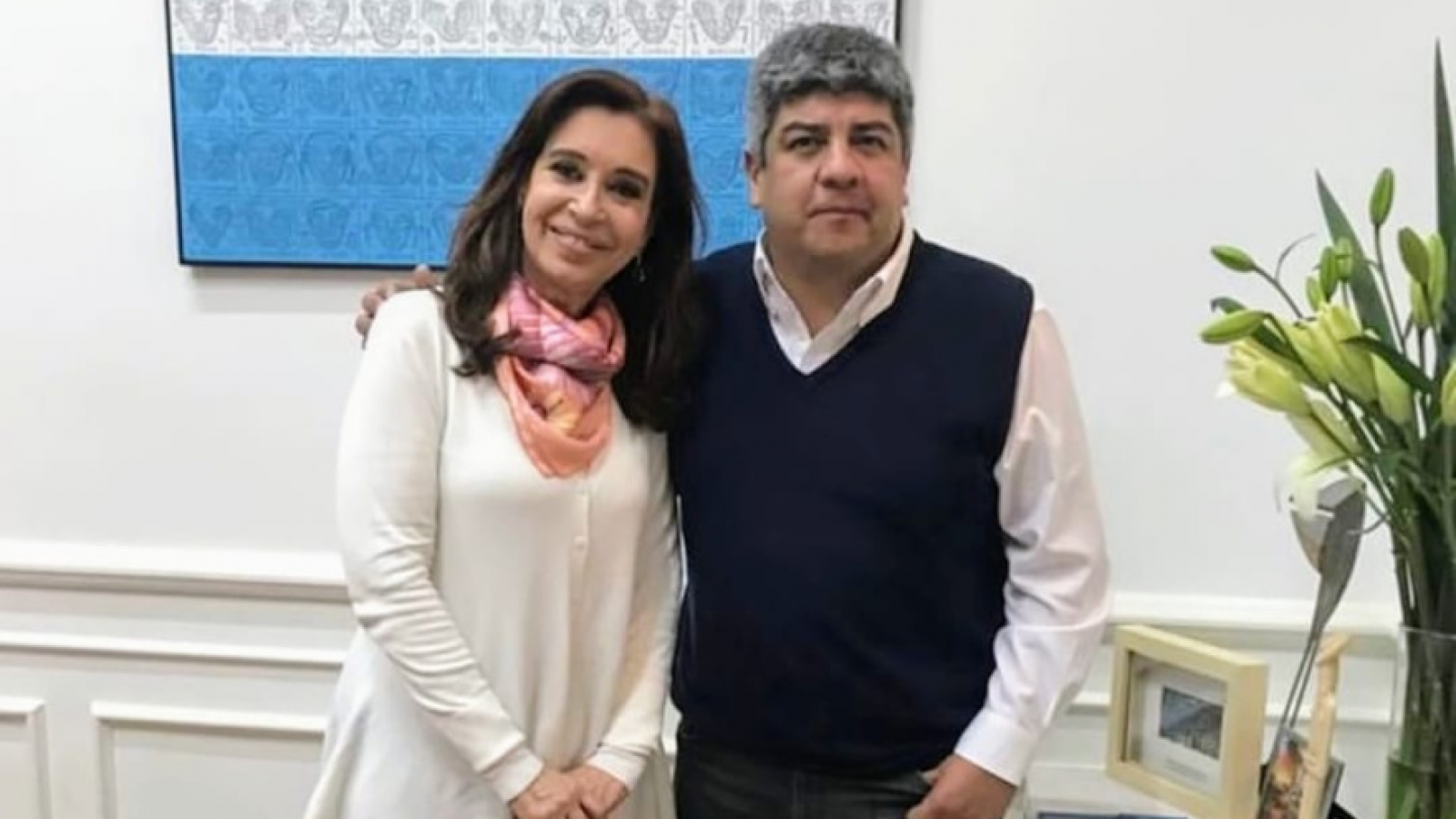 Cristina se sigue reuniendo con sindicalistas, ahora estuvo con Pablo Moyano