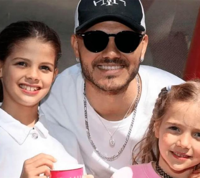 En vez de pasar el día del padre con sus hijas, Icardi se fue a Uruguay con la China