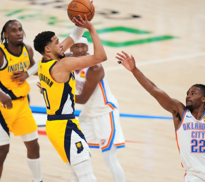 Oklahoma City le gano a Indiana 120 a 109 y quedo a un juego de ser campeón de la NBA