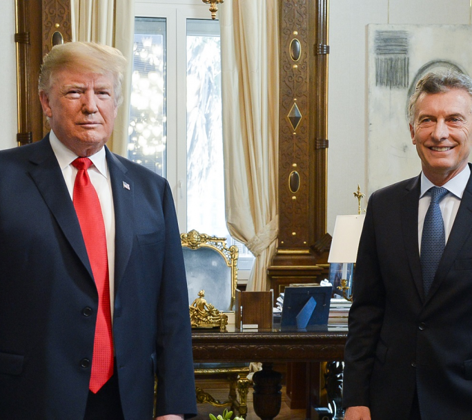 En el Mundial de Clubes, Macri se reencontró con Donald Trump y su mujer