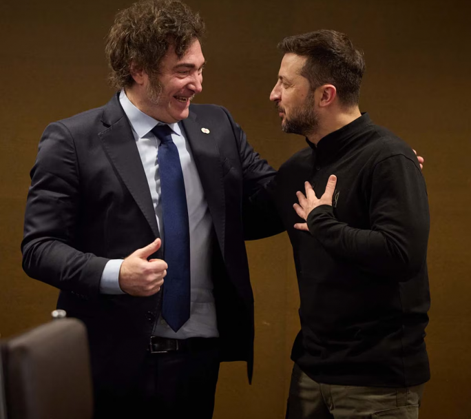 En otra demostración de apoyo , Milei se comunicara con Zelenski antes de la cumbre