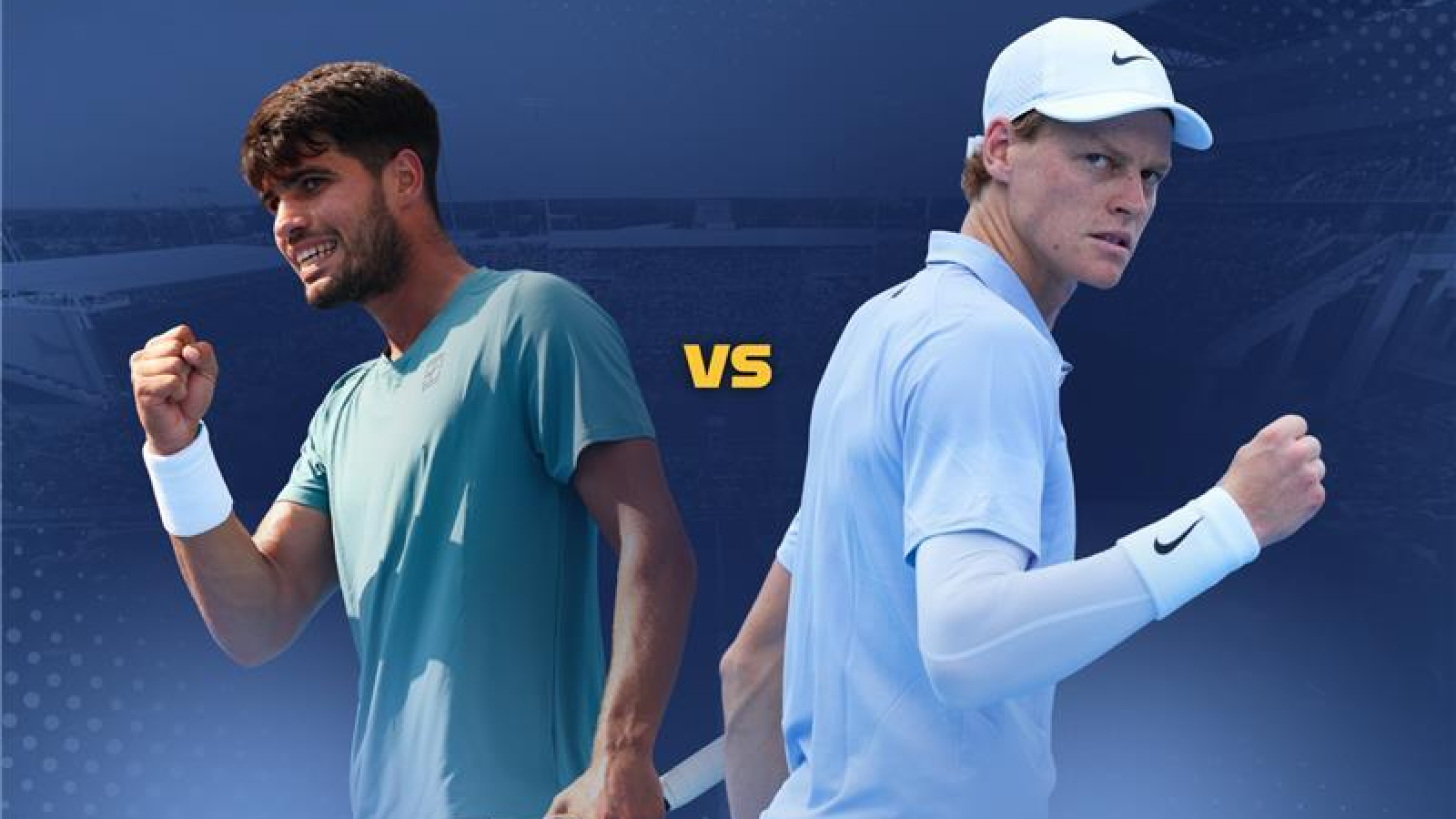 En la final de Cincinnati se enfrentan por cuarta vez Carlos Alcaraz y Sinner