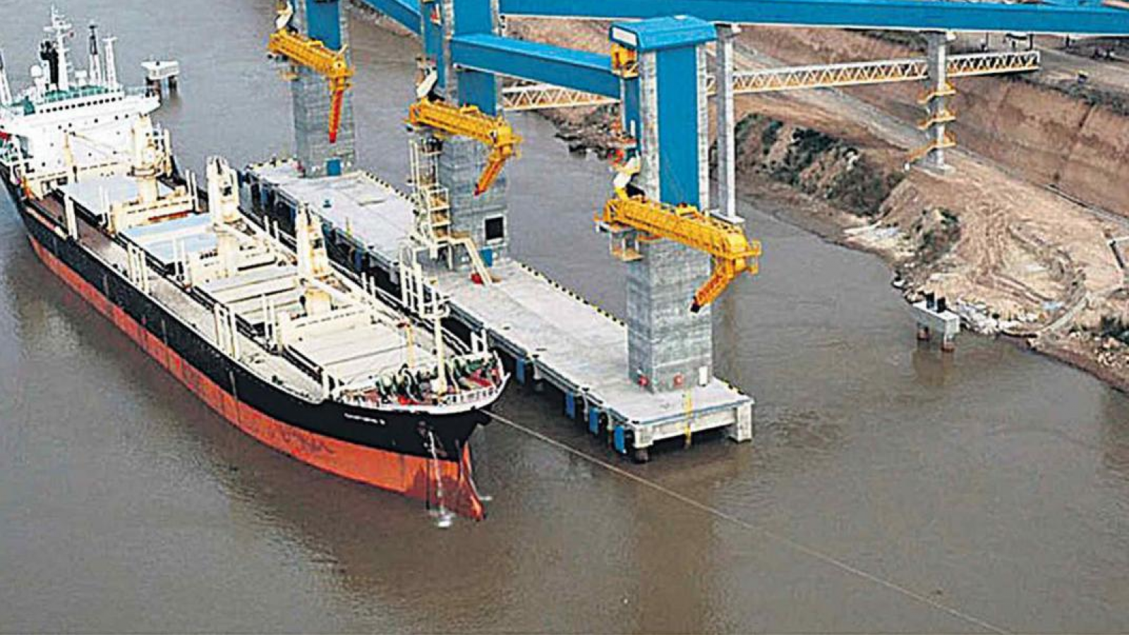 El puerto de Rosario es uno de los motores de la economía de Santa Fe